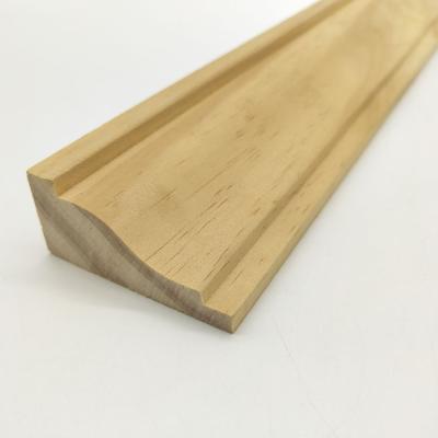 China Solid Wood Decorative Lines Simple European Russian Pine Decorative Lines Eco-friendly Durable Camphor for sale