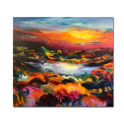 China Subtract the number oil painting handmade diy art printed best selling oil painting abstract for sale