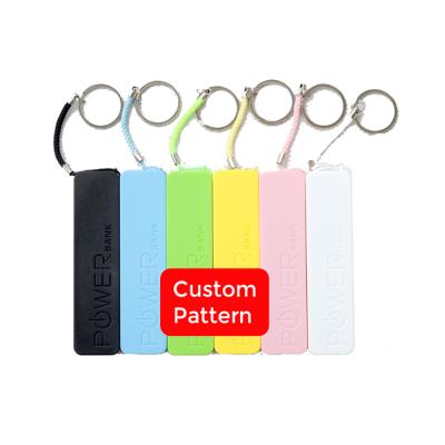 China Custom Gifts Pattern Flavor Mobile Power Creativity With Lanyard Key Chain Power Banks Custom Gift LOGO for sale