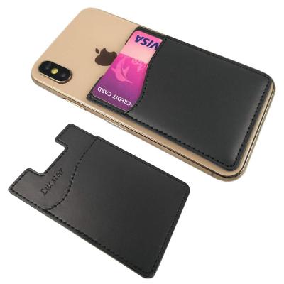 China Anti-fall PU Leather Mobile Phone Wallet Phone Card Holder Smart Business Gifts for sale