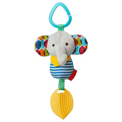 China Eco-Friendly Stroller Soft Infant Mobile Crib Crib Hanging Rattle Toys Educational Baby Rabbit Elephant Cat Toy Trolley 0-12 Newborn Plush Toy for sale