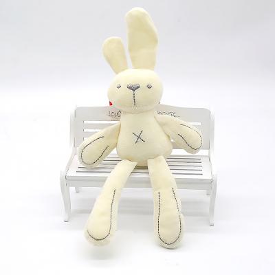 China 2021 Eco-Friendly NEW Child Ring Color Random Hanging Crib Stroller Toy Rabbit Bunny Bear Soft Plush Infant Doll Mobile Bed Pram Animal for sale