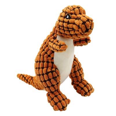 China 2021 NEW Eco-friendly Dog Toy Puppies Clean Bite-Resistant Pet Toy Dinosaur Series Big Molar Teeth Dogs Voice for sale