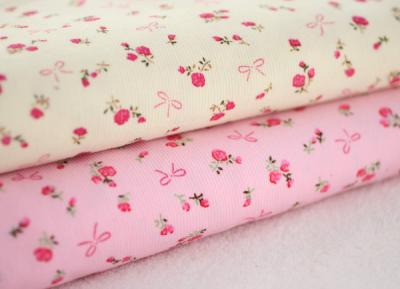 China Good soft Floral Stretch Corduroy Fabric Cloth For Baby Children 1 for sale