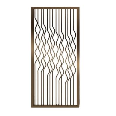 China Luxury decorative modern design metal screen room divider for sale