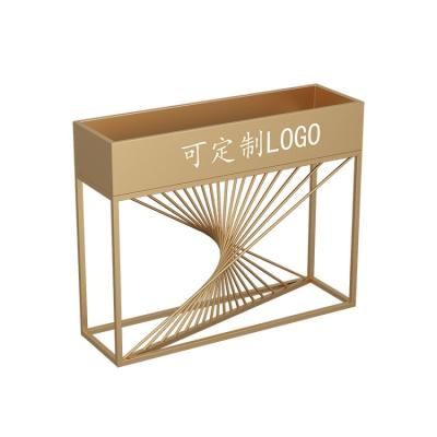 China Individuation custom metal planter boxes rectangular flower pot wholesale for sale