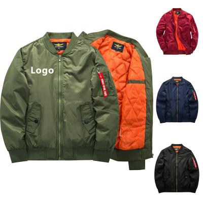 China Ma1 chaquetas y abrigos para hombres Aviador chaqueta de correr de algodón de marea de invierno chaqueta para hombres del ejército en venta