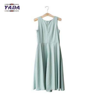 China Women high quality one piece summer sleeveless casual dress women winter dresses for ladies for sale