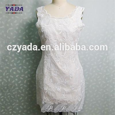 Chine Les dames de l'été, les dames des robes sexy, les dames des modèles occidentaux avec des broderies, des robes d' organza. à vendre