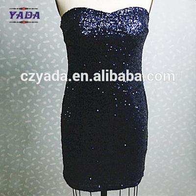 China Latest sexy plus size club sequins fashion lady plain women office dress for sale for sale