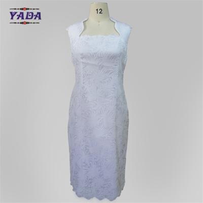 China Diseño personalizado de cuello moda de verano vestido de mujer vestidos vestidos de dama ropa de oficina para dama en venta