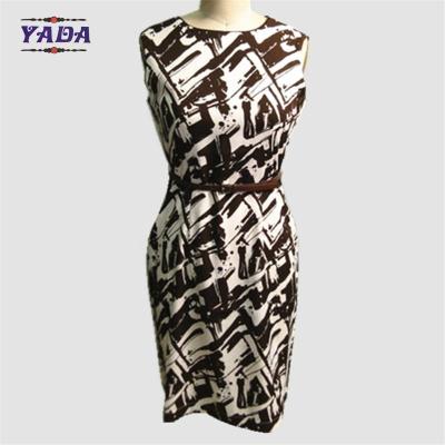 China Fashion printed cotton spandex women fashionable ladies night dress names woman clothes with low price for sale