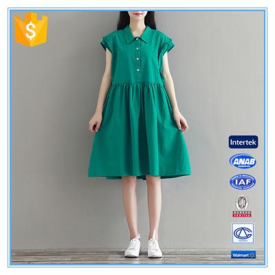 China Mode losse stijl casual vrouwen plus size jurken dikke meisjes kleding Te koop