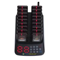 Cina 2018 vendite calde 9999 canale 433mhz resistente all'acqua ristorante coaster pager con logo personalizzato in vendita