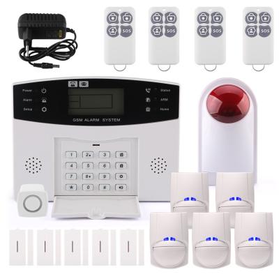 China 2018 hot sale wireless home security GSM alarm system for sale