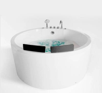 China Installation Freestanding Type And Central Drain Location Massage Bathtub Spa for sale