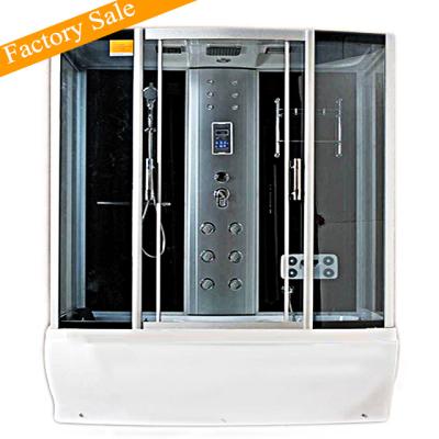 China With Frame Pinghu Manufacturer Bathroom Square Steam Whirlpool Shower Room Size 1700 LR7090 for sale