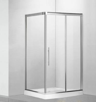 China With Single Square Corner Glass Frame Shower Enclosure /Single Shower Cubicle 120 for sale