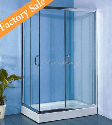 China With Frame Polished Bathroom Shower Enclosure LR606-1 Single Square Shower Cubicle for sale