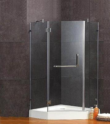 China With Single Frame Corner Hinge Glass Shower Enclosure for sale