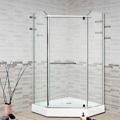 China With Frame One Open Door Glass Shower Enclosure With Walk In Tub In Corner Shape For Small Adult Size for sale