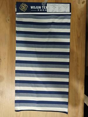 China 100kg Smooth Soft Skin-Friendly Striped Knit Fabric For Casual Wear for sale