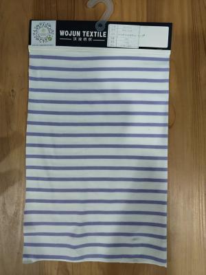 China Comfortable And Smooth Soft Skin-Friendly Striped Knit Fabric For Casual Wear for sale