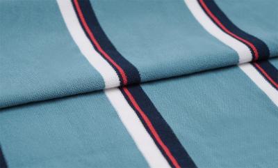 China Refreshing, Breathable And Healthy Natural Striped Knit Fabric For Casual Wear for sale