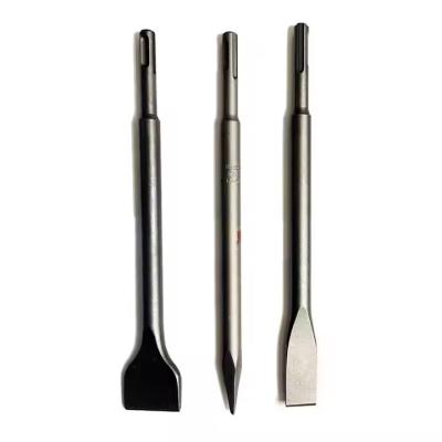 China Steel 24x410x35mm Heavy Duty Chisel Set For Repair Point Chisel Flat Chisel for sale