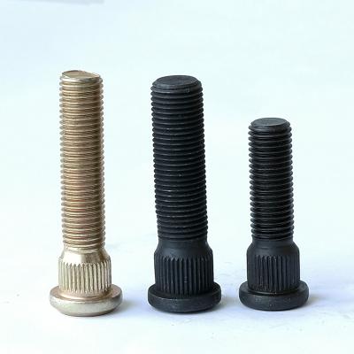 China Automobile Car Stud Bolt M12X1.5/M12X1.25 10.9 12.9 Finished Black for sale