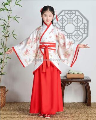 China New Year JINXIHANFU Children's Hanfu of Traditional Chinese New Fashion Ancient Children's Small Red Hanfu Baby Girl's Clothing for sale