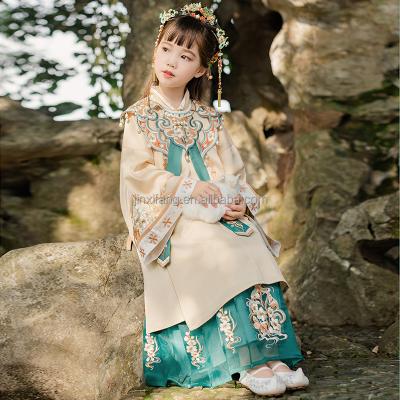 China Traditional Chinese JINXIHANFU Chinese Hanfu Ancient Robe Kids Hanfu Luxury Of Ancient Stage Exhibition Photography Art TV Series Fairy Clothing for sale