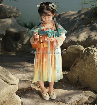 China Chinese Traditional Ancient Clothing Women Costume Hanfu Children Embroidered Traditional Classical Hanfu Hanfu Baby for sale