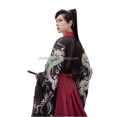 China Ancient Traditional Ethnic Red Hanfu Men Ming Dynasty Chinese Hanfu Chinese Traditional Chinese Clothing Men's Hanfu JINXIHANFU for sale