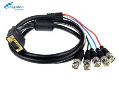 China Video SUB de Kabel15pin VGA RGBHV 5xBNC Mannelijke Medische apparatuur van Toezichtvga D Te koop