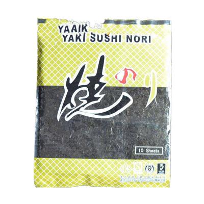 China Dried Seaweed Packaging Sushi Nori 50 Sheet Seaweed Top Grade for 24 Months Shelf Life for sale