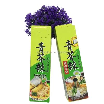 China Japanese Mini 43g Wasabi Paste Traditional Japanese Seafood Condiments Seasoning for sale