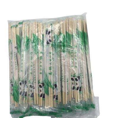 China Effortlessly Elegant Twin Disposable Bamboo Panda Chopsticks for Minimalist Travelers for sale