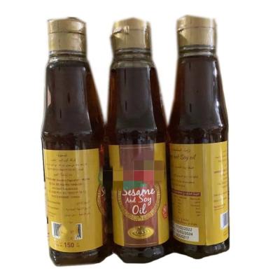 China Healthy 18L Pure Mixed Blended Sesame Seed Soy Oil for Cooking 24*150ml/ctn Cooking for sale