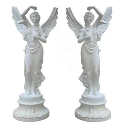 China Modern Character Angel Western God Stone Sculpture Of Love And Beauty Art Ornaments for sale