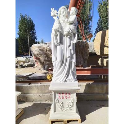 China Western Modern Simplicity Carving Classical Stone Sculpture Stone Man Sculpture For Street for sale