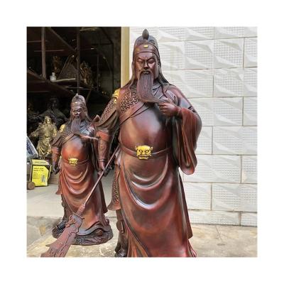 China China New Product Plaza Customized Colors Decoration Guan Yu Statue Eastern Human Sculpture for sale