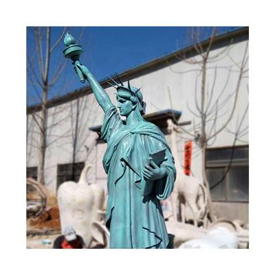 China Liberty Western China Quality Assurance City Customized Size Art Outdoor Life Size Bronze Folk Statue for sale