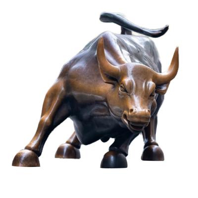 China China Factory Price City Customized Height Outdoor Folk Art Sculpture Statue Bull Western Bull Statue for sale