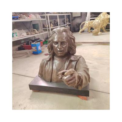 China Western manufacturers wholesale bronze figure sculpture in short for famous bronze sculpture for sale