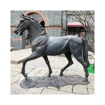 China Huge Bronze Sculpture Western Decorative Bronze Animal Garden Sculpture For Outdoor for sale