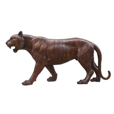 China China Hot Sales City Customized People Art Tiger Statue Sculpture Asian Western Tiger Statue Height Sculpture for sale