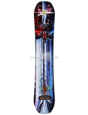 China Wood / Fiberglass / Rubber / PE Three Axle Board Factory Plastic Snowboards for sale