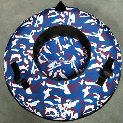 China Super Slick Bottom Inflatable Snow Sled Tubing , Snow Tube Sledding for sale