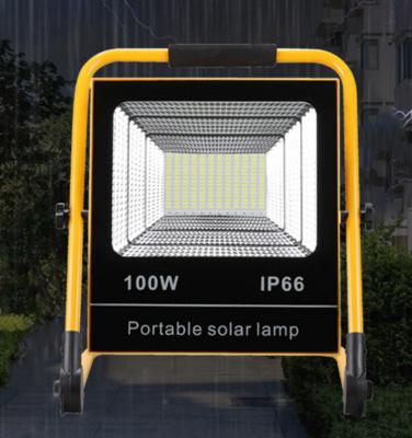 China Portable Camping Solar LANDSCAPE Lamp 100W LED Lantern Light for sale